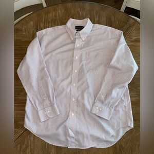 Lauren Ralph Lauren Men's Checkered Shirt - White and purple